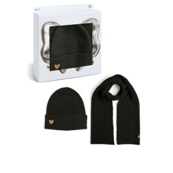 Pieces Dames wintermuts + sjaal gebreid pcniva giftbox