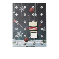 Jack & Jones Heren sokken adventskalender 24-paar giftbox kerst