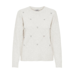 Jacqueline de Yong bella life l/s struct pearl pul 15362398 cloud dancer