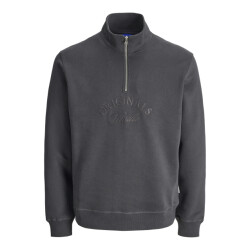 Jack & Jones jorbleecker branding sweat high nec 12285802 asphalt
