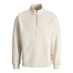 Jack & Jones jorbleecker branding sweat high nec 12285802 antique white