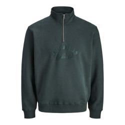 Jack & Jones jorbleecker branding sweat high nec 12285802 forest river
