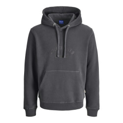 Jack & Jones jorbleecker branding sweat hood bf 12285796 asphalt