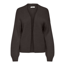 Jacqueline de Yong dinea l/s solid cardigan knt 15268468 chocolate torte