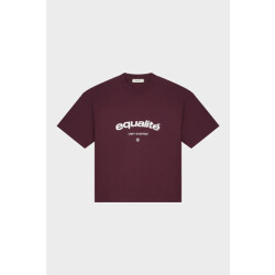 Equalité Celeste boxy tee aubergine