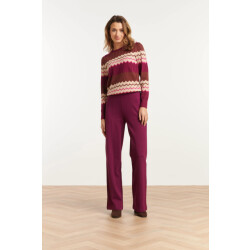 Smashed Lemon 25735 – gebreide top met zigzag-structuur |