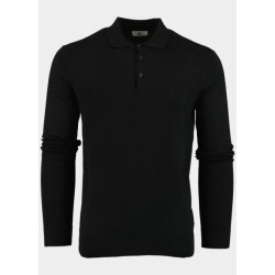 Bos Bright Blue Polo lange mouw polo met boord 3020900g/900