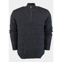 Innocente Half zip met ingebreide structuur inct 1164/navy