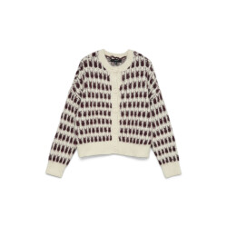 Vero Moda vmlisa ls o-neck cardigan 10336622 winetasting