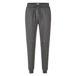 Phil & Co Heren lounge jacquard sweat loungebroek antraciet
