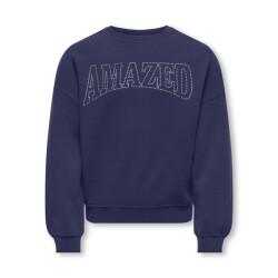 Only Kogkiki life ls ovz o-neck stud bru swt navy