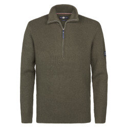 Petrol Industries men knitwear collar m-3050-kwc262 6088 army green