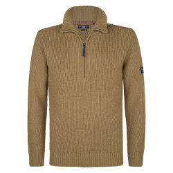 Petrol Industries men knitwear collar m-3050-kwc262 7146 tan