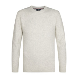 Petrol Industries men knitwear round neck basic m-3050-kwr291 0009 antique white melee