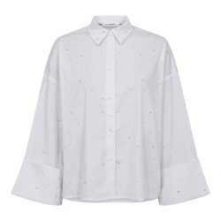Co'Couture Cc leni wide cuff stone shirt