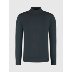Pure Path Essential knit mockneck dark