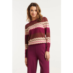 Smashed Lemon 25735 – gebreide top met zigzag-structuur |