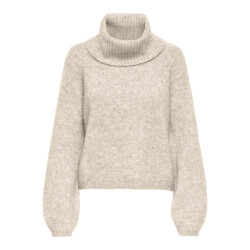 Only Onlgila life ls rollneck bf knt beige