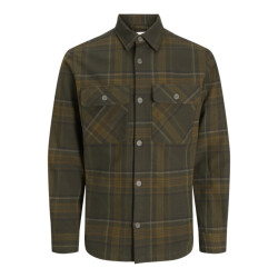 Jack & Jones Jprrayle melange check ls overshirt sn dessin