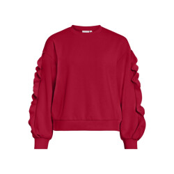 Vila Vimentina flounce o-neck ls top -