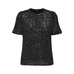 Only Onlana ss loose sequins top jrs -