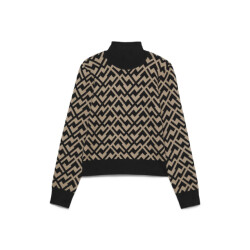 Vero Moda Vmaria art ls high-neck pullover ga dessin