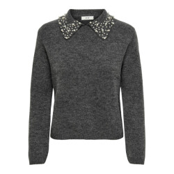 Jacqueline de Yong Jdyaubray life ls pearl collar pull knt melee