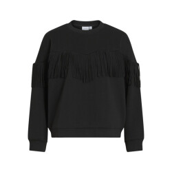 Vila Vireflect ls o-neck fringe sweatshirtr -