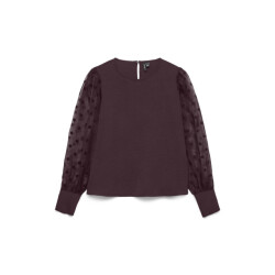 Vero Moda Vmalva detail ls top wvn bordeaux