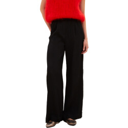 By-Bar Amsterdam Benji structure stripe pants jet black
