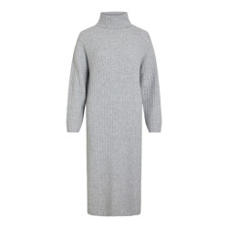 Vila Ssia rollneck ls knit dress licht