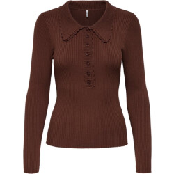 Jacqueline de Yong Jdyada ls collar pullover knt bordeaux