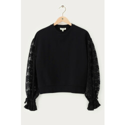My Jewellery Sweater met kanten lange mouwen -