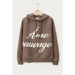 My Jewellery Hoodie 'ame sauvage' taupe