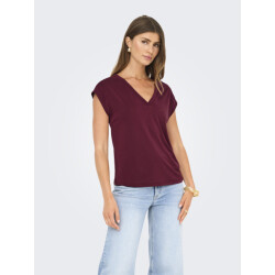 Only Onlfree s/s modal v-neck top jrs no
