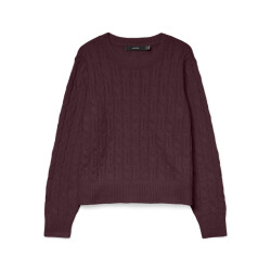Vero Moda Vmaries ls o-neck cable pullover bf
