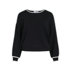 Vila viloca o-neck l/s stripe knit top 14110915 beauty