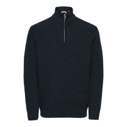 Only & Sons onsjoin reg ls high neck knit camp 22035796 dark sapphire