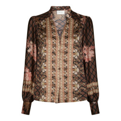 Neo Noir massima botanical border blouse 167029 100