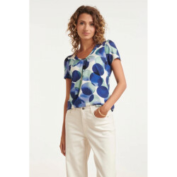 Smashed Lemon 35212 Top White-Blue