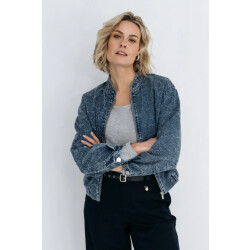 Zizo Fa25.patr.306 patrick jacket blue print