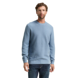 Tom Tailor Structured crew neck pullover