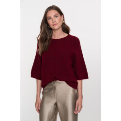 Geisha Pull 34 sleeve bordeaux