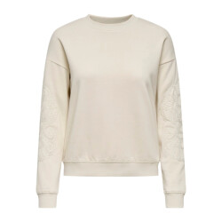 Jacqueline de Yong Asta life l/s emb sweat