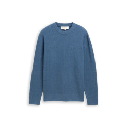 Tom Tailor Multi color nep crew neck knit