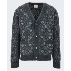 Casablanca Heren fluffy monogram cardigan