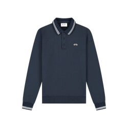 Olaf Hussein Tipping detail oversized polo polos m230205