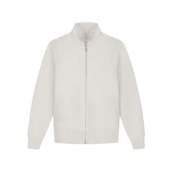 Olaf Hussein Zip through knitted mock neck vesten m230703