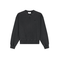 Olaf Hussein Washed signature boxy crewneck sweaters m230206