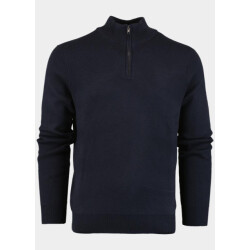 Bos Bright Blue Pullover half zip polyblend 4053225/205